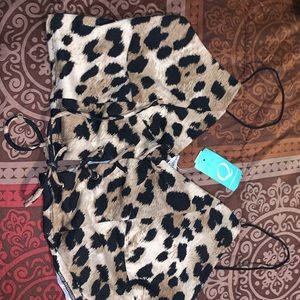 Cheetah crop top